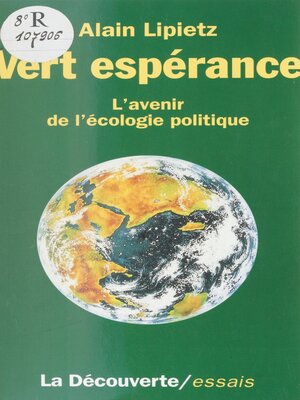 cover image of Vert espérance